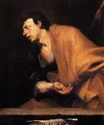 Jusepe Martinez Apostle St Thomas oil painting